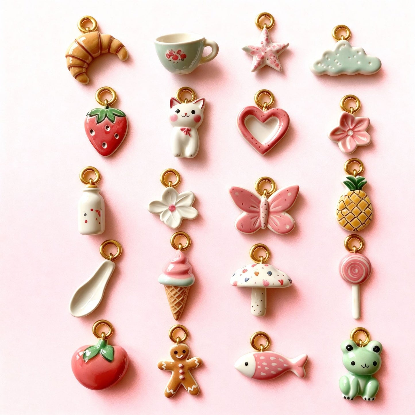 Necklace/Bracelet Pendant <Sweet Whimsy Charm Collection>
