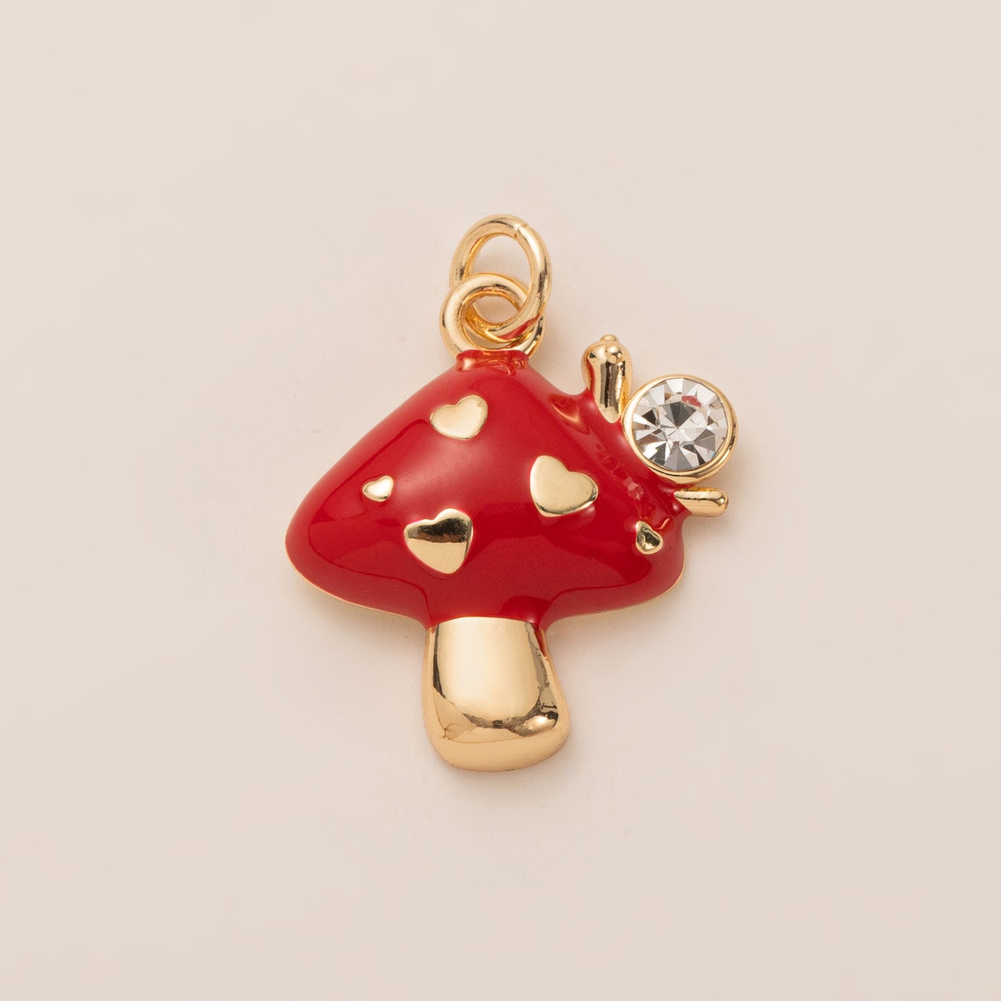 Vintage Fruit & Fantasy Charm Bracelet – Gold Tone Statement Jewelry