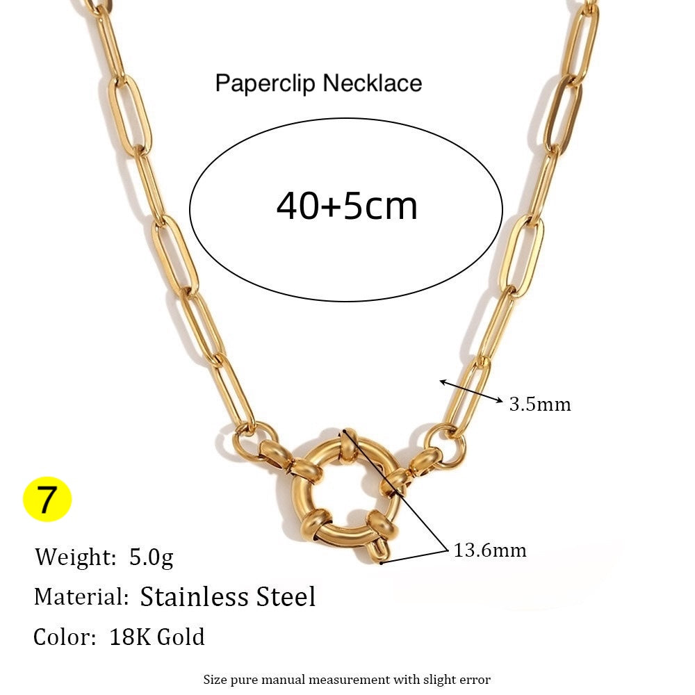 A Pendant Base Necklace – Minimal DIY Charm Holder Chain
