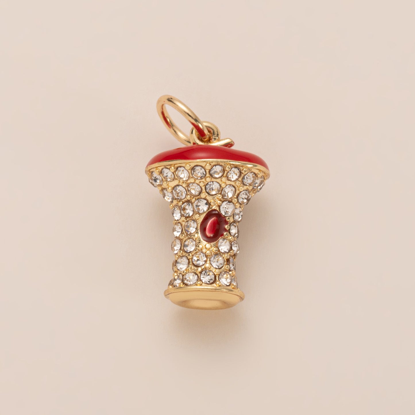 Vintage Fruit & Fantasy Charm Bracelet – Gold Tone Statement Jewelry