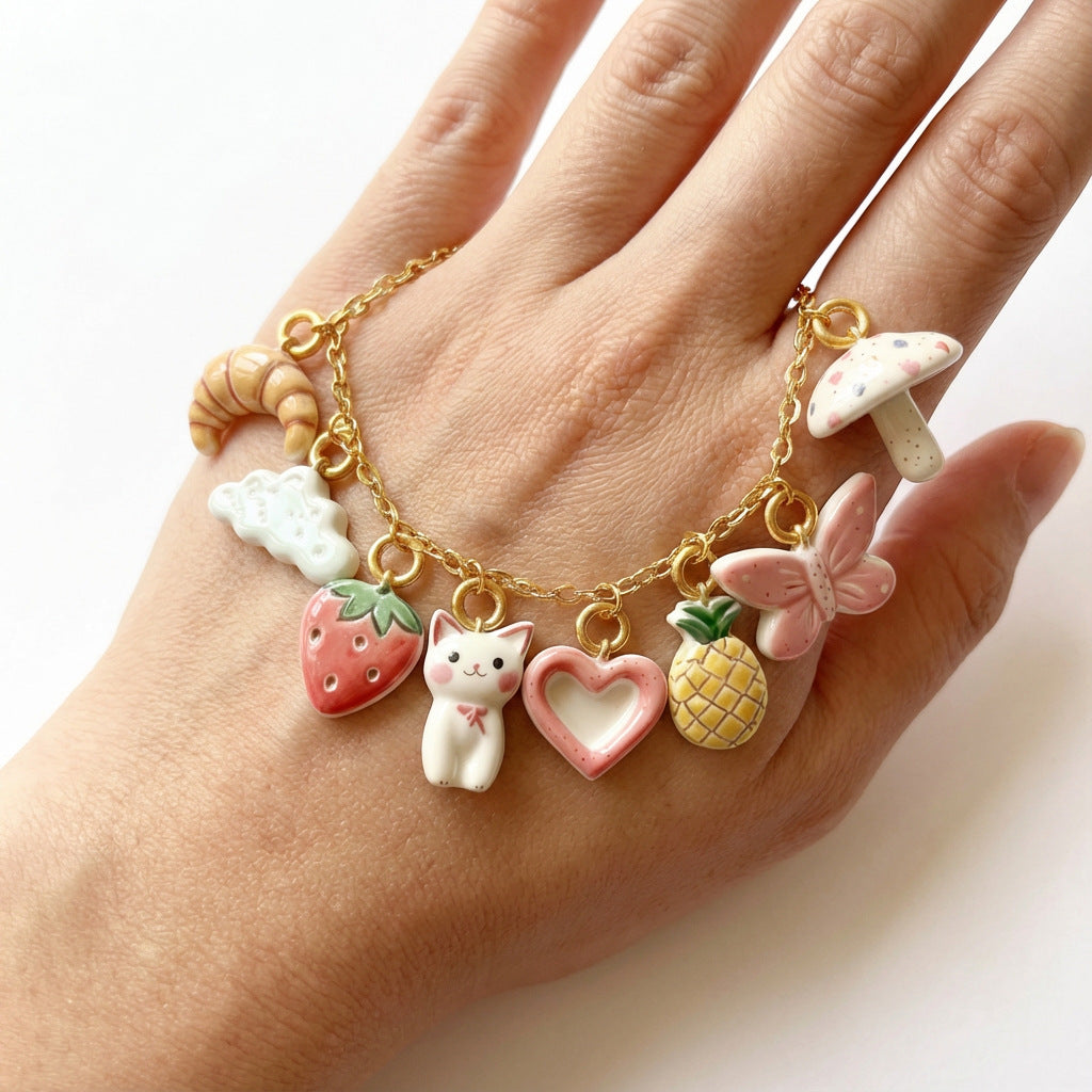 Necklace/Bracelet Pendant <Sweet Whimsy Charm Collection>