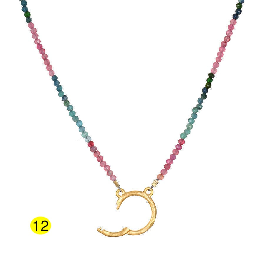 A Pendant Base Necklace – Minimal DIY Charm Holder Chain