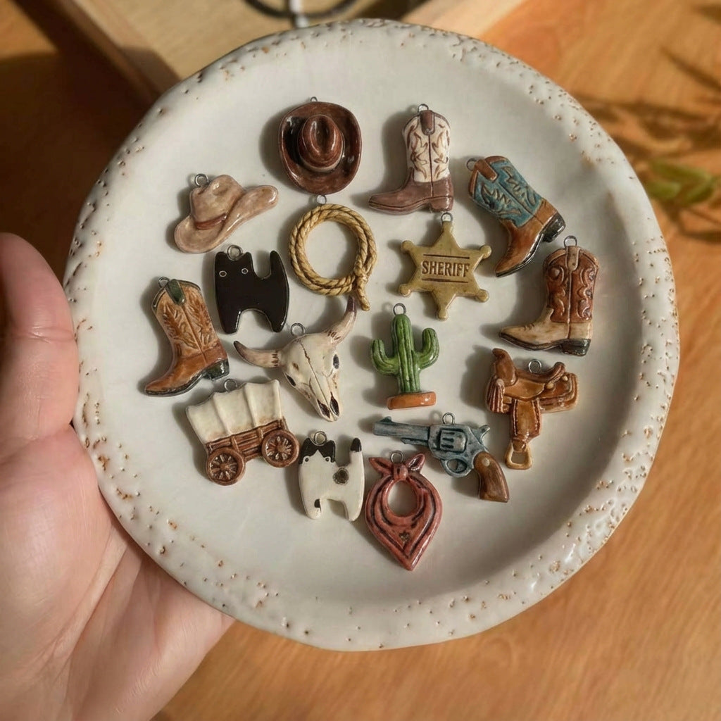 Necklace/Bracelet Pendant <Western Cowboy Charm>