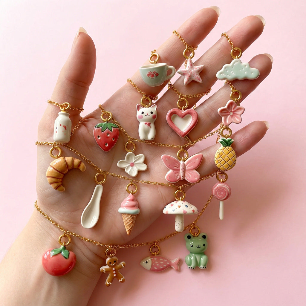 Necklace/Bracelet Pendant <Sweet Whimsy Charm Collection>