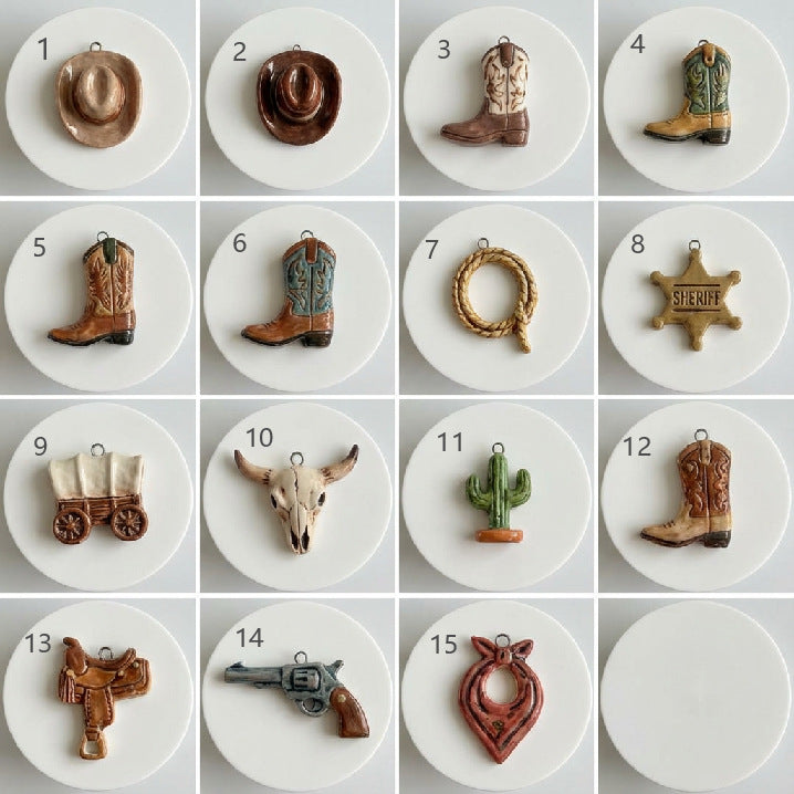 Necklace/Bracelet Pendant <Western Cowboy Charm>