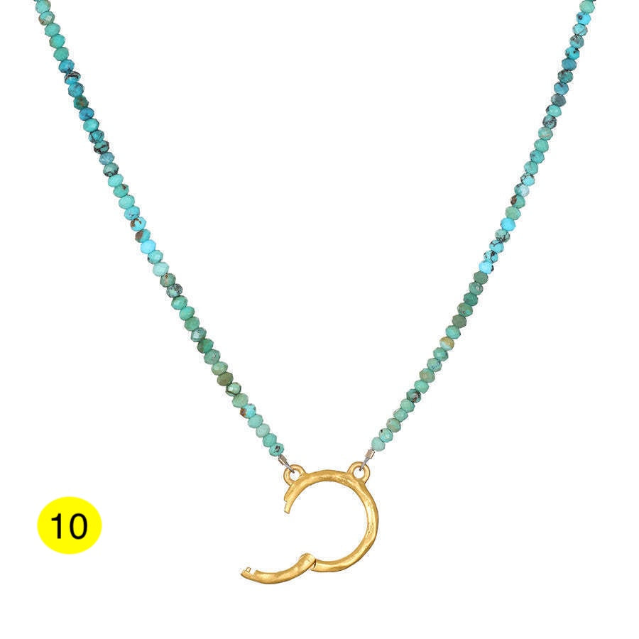 A Pendant Base Necklace – Minimal DIY Charm Holder Chain