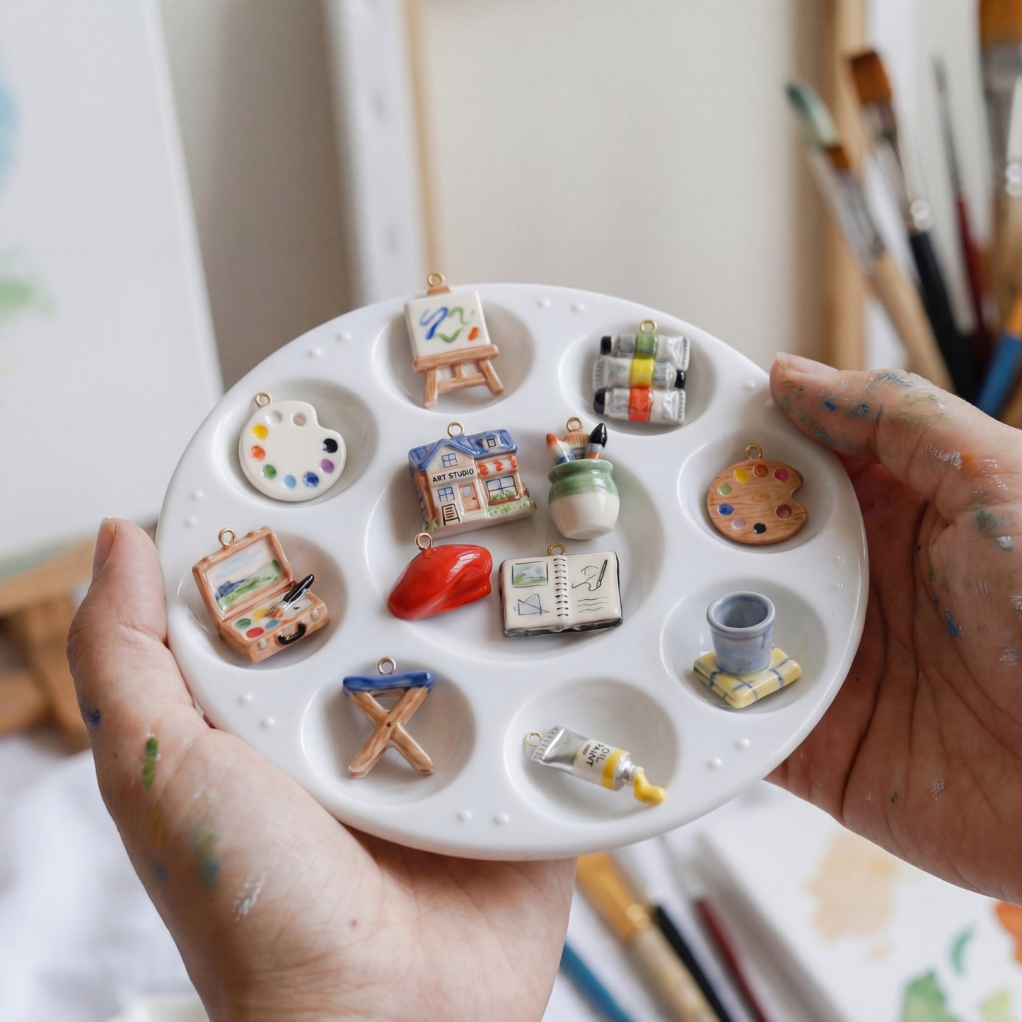 Necklace/Bracelet Pendant <The Little Artist Collection>
