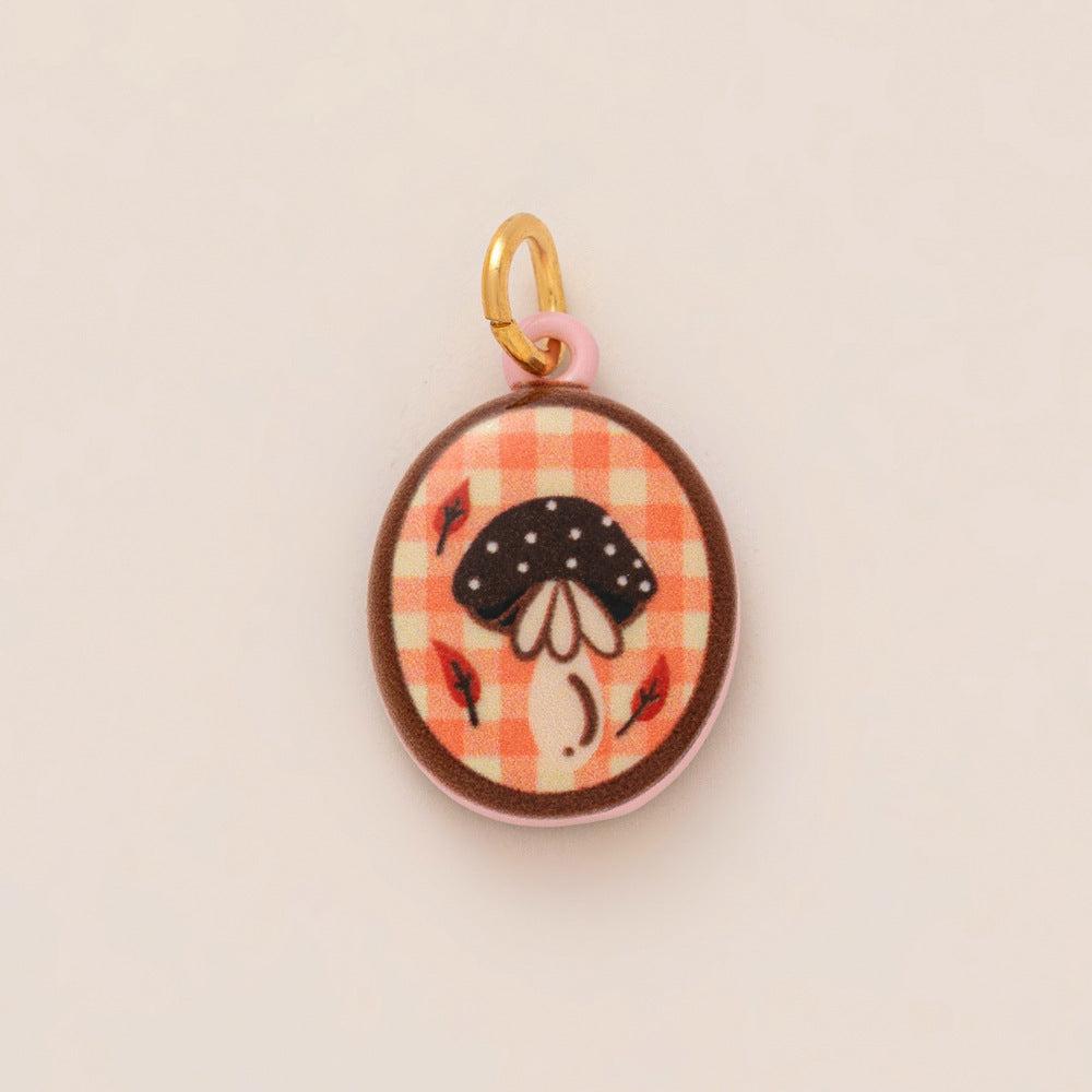 Witchy Autumn Charm Collection – Pumpkin, Moon, Mushroom & Spell DIY Pendants