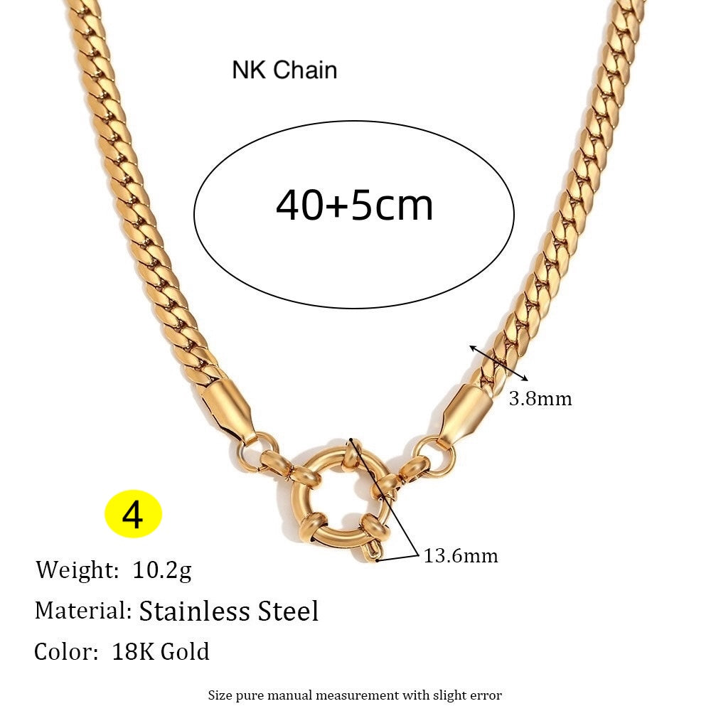 A Pendant Base Necklace – Minimal DIY Charm Holder Chain