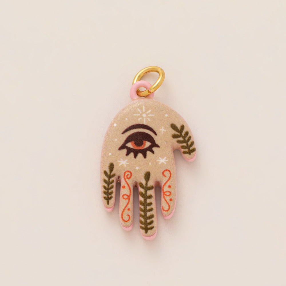 Witchy Autumn Charm Collection – Pumpkin, Moon, Mushroom & Spell DIY Pendants