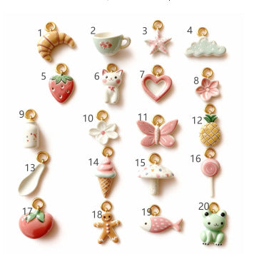 Necklace/Bracelet Pendant <Sweet Whimsy Charm Collection>