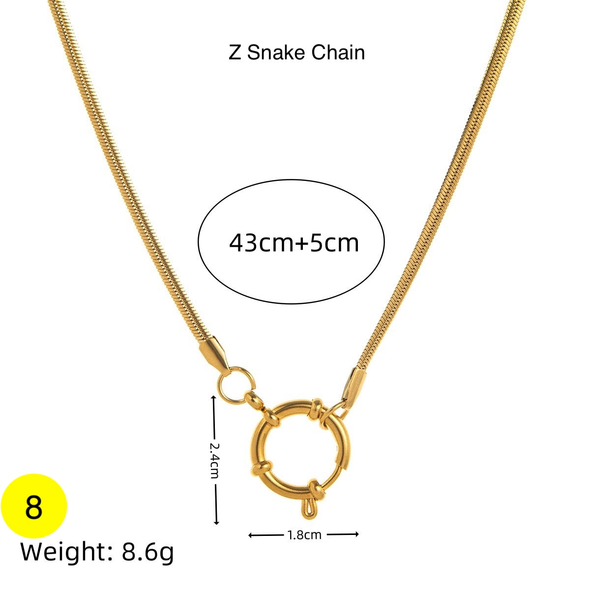 A Pendant Base Necklace – Minimal DIY Charm Holder Chain