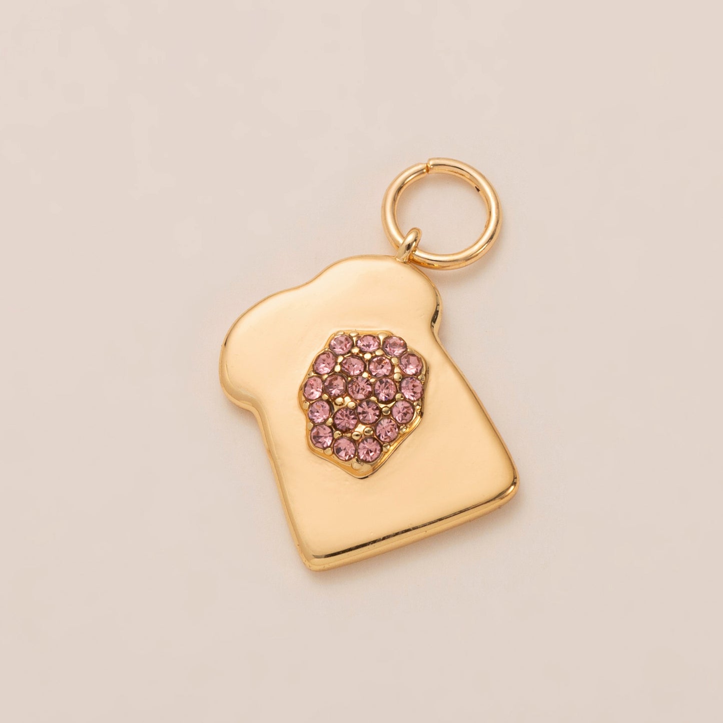 Vintage Fruit & Fantasy Charm Bracelet – Gold Tone Statement Jewelry